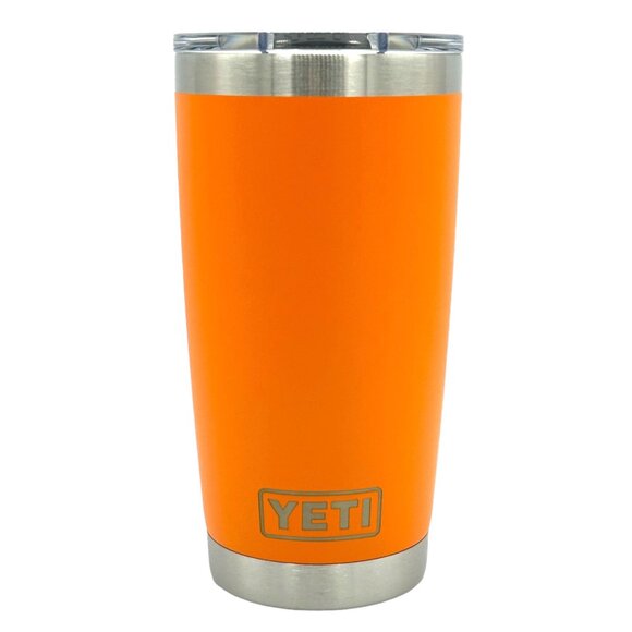 LASER ENGRAVED PERSONALIZATION YETI 20oz. TUMBLER - KING CRAB ORANGE - Picture 1 of 2